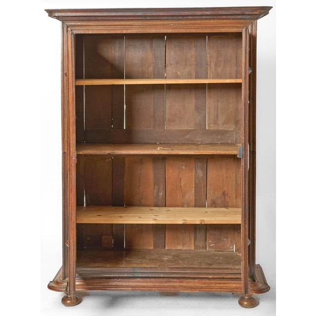 Louis XIV Carved Walnut Armoire C. 1700 For Sale - Image 4 of 5