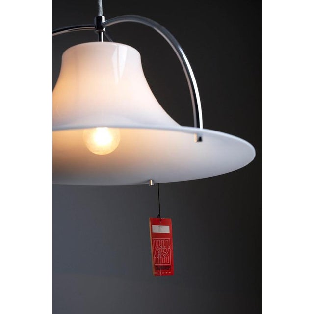 Single Pendant Light by Jo Hammerborg for Fog & Mørup, Denmark, 1970s For Sale - Image 12 of 12