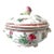 Antique French Faience Reverbere Fin Floral Tureen With Lid For Sale