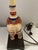 Beige Rare Vintage Frederick Cooper Chinoiserie Hand-Painted Ceramic Elephant Lamp For Sale - Image 8 of 12