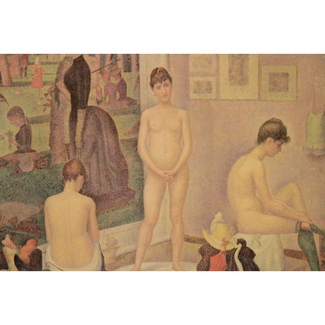 Georges Seurat 'Models' Custom Framed Fine Art Print For Sale - Image 4 of 12