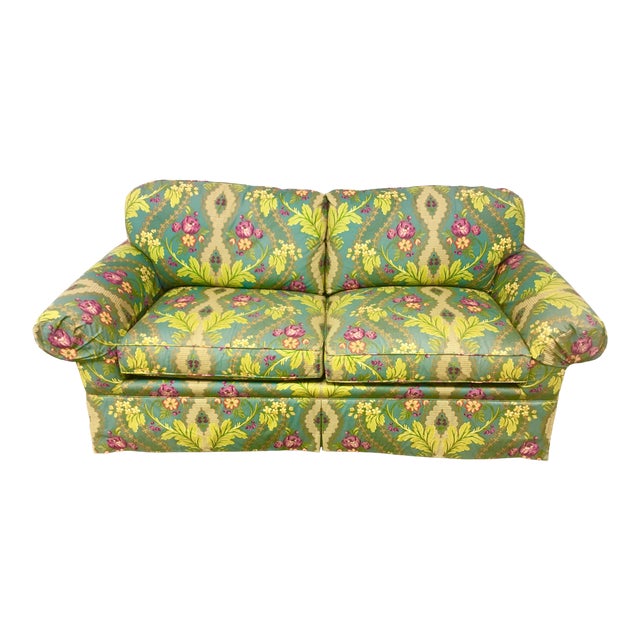 21st Century Clarence House Floral Print Down Sofa Chairish