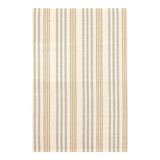Dash & Albert by Annie Selke Olive Branch Woven Cotton Rug, 4' x 6' For Sale
