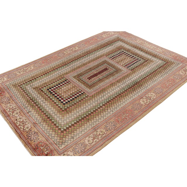 This vintage 8x11 rug is a rare new addition to Rug & Kilim’s Mid-Century Pasha Collection. This line is a commemoration,...