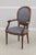 Set of 8 French Louis XVI Upholstered Dining Room Chairs For Sale - Image 4 of 18