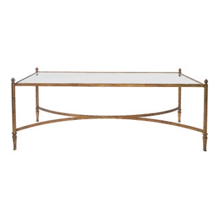 Maison Bagues Style Gilded Coffee Table For Sale