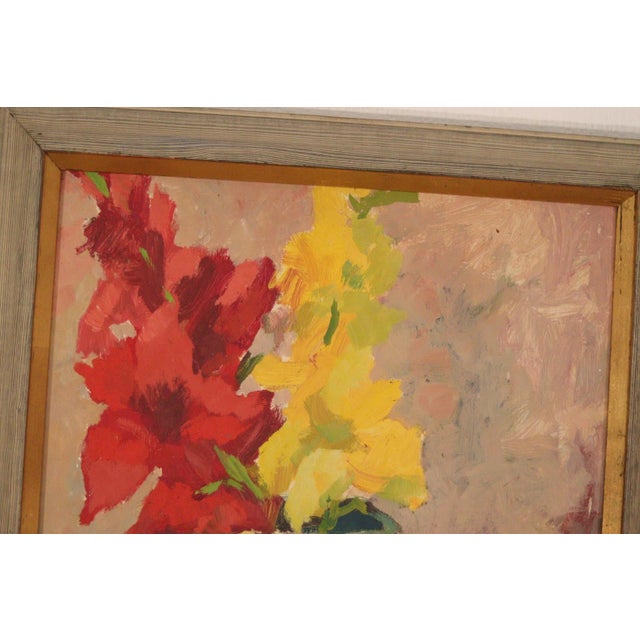 H. H. Västrom, Lilies, 1950s, Oil on Panel, Framed For Sale - Image 14 of 18