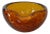 Amber Sommerso Murano Glass Ashtray, Italy, 1960s For Sale