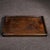 Late 20th Century Huali Rosewood Burl Wood Tray With Brass Corners For Sale - Image 5 of 10