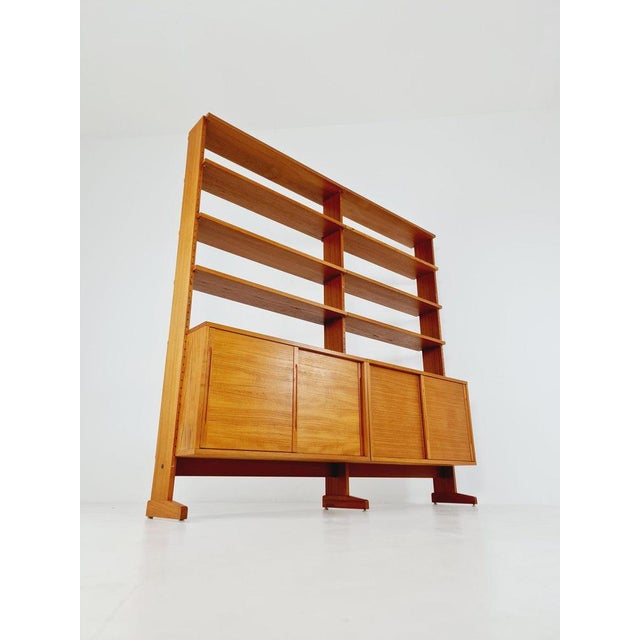 Vintage Danish Teak Room Divider from L CHR Larsen & Søn, 1960s For Sale - Image 10 of 11