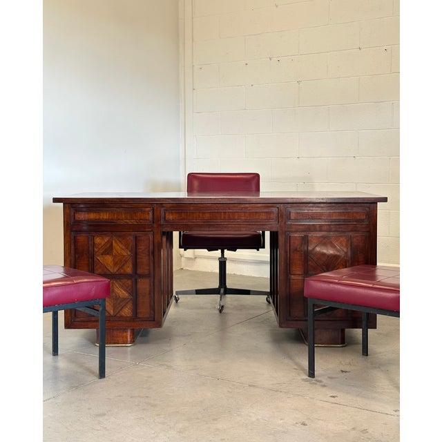 Vintage Swivel Chair and Office Chairs, 1960s, Set of 3 For Sale - Image 13 of 17