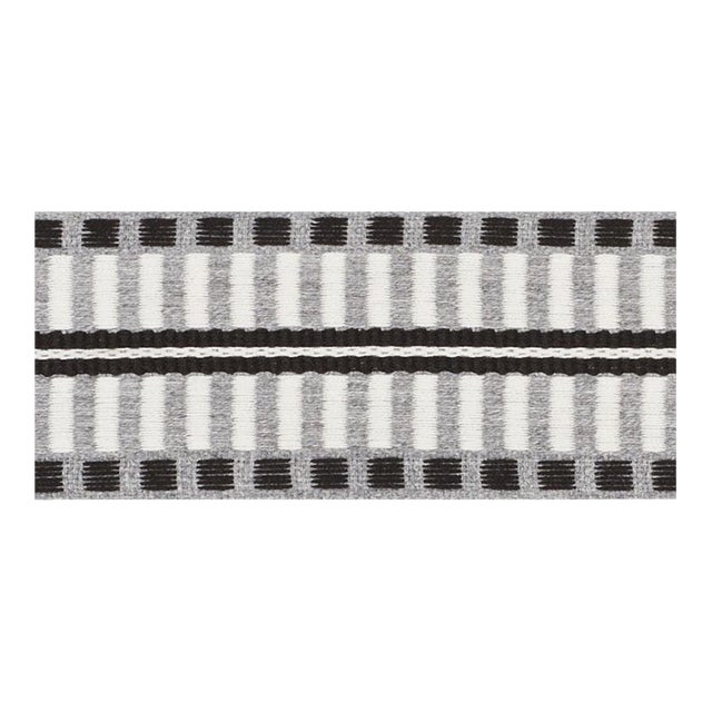 Sample - Schumacher Jacobsen Tape Indoor & Outdoor in Spring For Sale