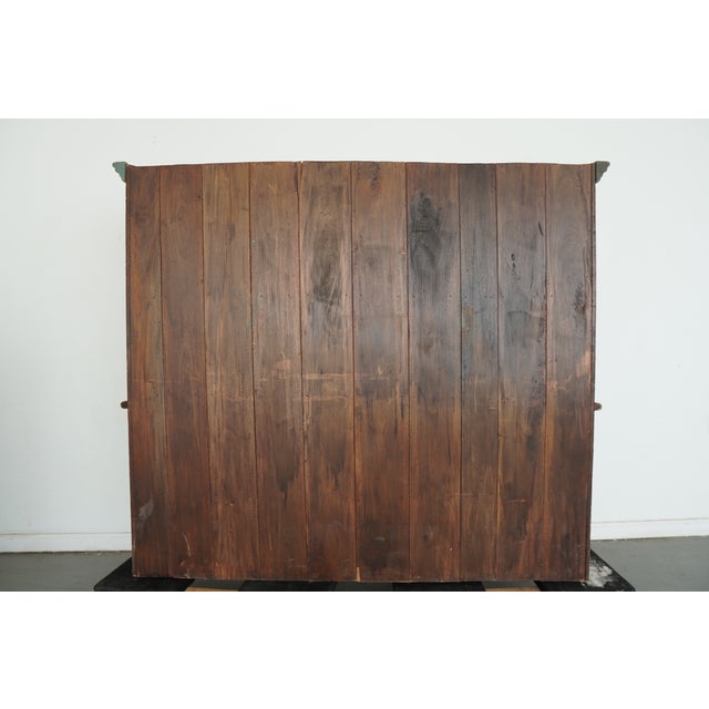 This exceptional antique country hutch cupboard is a true statement piece, blending old-world folk artistry with...