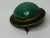 Mid 19th Century Beautiful Malachite & Greek Key Enamel Brooch, c.1865 – Neoclassical Revival For Sale - Image 5 of 16