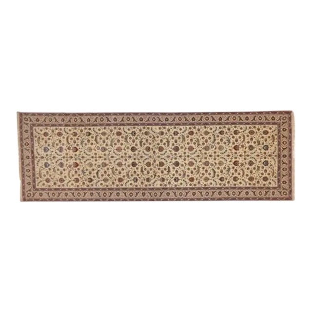 Signed Persian Tabriz Palace Rug 6'5" X 19'5" For Sale