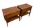 Kent Coffey 1970s Pair of Mid-Century Modern Kent Coffey Impact Collection End Tables With Drawer and Shelf For Sale - Image 4 of 9