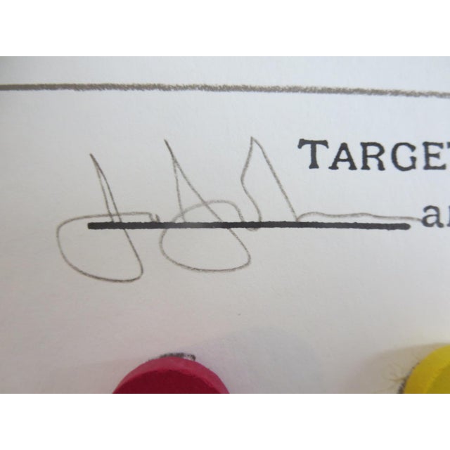 "Target 1970" After Jasper Johns Lithograph Collage With Book in Box (Ulae 89) For Sale - Image 4 of 8