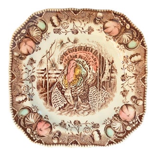 Vintage Johnson Brothers His Majesty Square Dessert/Salad Plate England For Sale