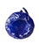 1960s Mid-Century Modern Era Brilliant Blue Blown Art Glass For Sale - Image 4 of 8