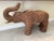 1990s Vintage Wicker Rattan Style Elephant For Sale - Image 5 of 8