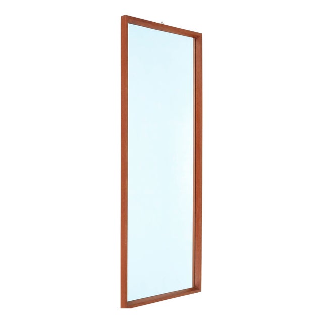 Mid-Century Modern Danish Teak Mirror, 1960s For Sale