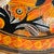 Folk Art Charger Decorative Terracotta Plate From Tonalá Mexico For Sale - Image 15 of 18