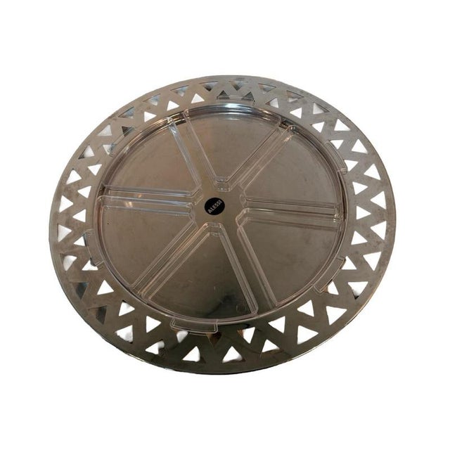 Low King Kong Lattice Serving Tray in Stainless Steel and Plastic by Stefano Giovannoni and Guido Venturini for Alessi For Sale - Image 5 of 10