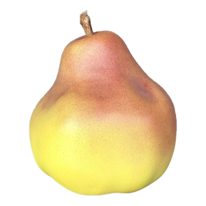 Vintage Boho Monumental Matte Glazed Ceramic Pear