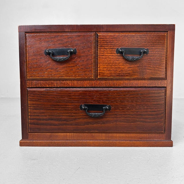 Small Wooden Drawer Cabinet, Japan, 1970s For Sale - Image 13 of 13