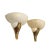 Metal Half Moon Alabaster Wall Lamps from Mariner Spain, 1970s, Set of 2 For Sale - Image 7 of 7