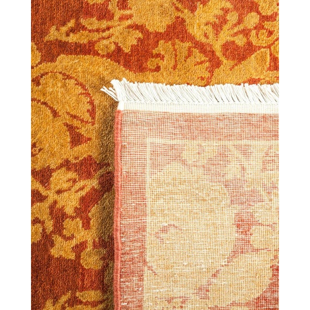 2010s Mogul Collection Hand-Knotted Area Rug - Pink 4' 7" x 4' 9" For Sale - Image 5 of 9