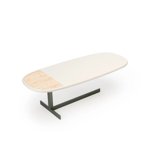 Naturae coffee table in the white medium version, is part of the trio of Naturae coffee tables designed by AngelettiRuzza...
