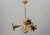 Gilt Metal Three-Light Chandelier by Hans Kögl, 1970s For Sale - Image 14 of 18