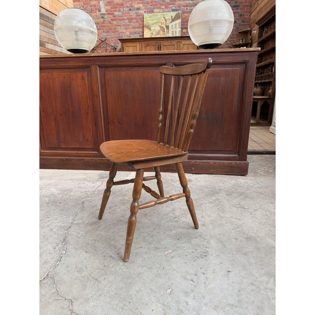 Brown Bistro Chairs in Wood, Set of 10 For Sale - Image 8 of 13
