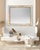 Contemporary 1990s Handcrafted Mother of Pearl Shell Mirror For Sale - Image 3 of 14