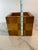 Wood 20th C. Mid-Century Modern Handcrafted Checkerboard Inlay Mixed Wood Cube Pen Holder or Planter For Sale - Image 7 of 8
