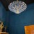 Sapphire Color Poliedri Murano Glass Ceiling Light or Chandelier For Sale - Image 10 of 18