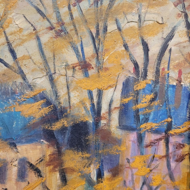 French School Artist, Post-Impressionist Pont Marie, Paris, 1940s, Oil on Canvas, Framed For Sale - Image 17 of 18