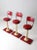 Red Antique Soda Fountain Counter Stools Set of 3 For Sale - Image 8 of 13