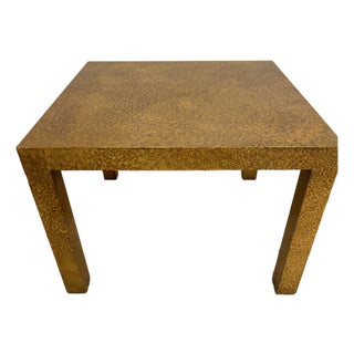 Vintage Heritage Henredon Fine Furniture Parsons Side Table For Sale