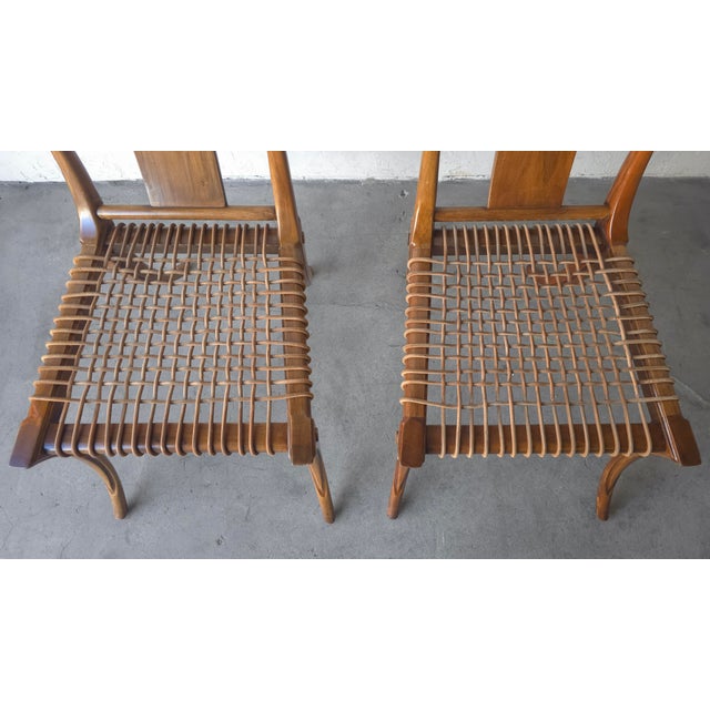 Pair of Mid Century Klismos Chairs by Robsjohn-Gibbings for Sardis For Sale - Image 10 of 12