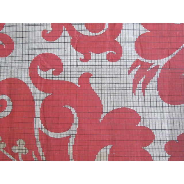 Antique French Textile Design For Sale - Image 4 of 9