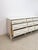 Vintage White Rattan 9-Drawer Dresser Old Florida Ficks Reed Style MCM Coastal For Sale - Image 4 of 14