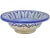 Early 20th Century Moroccan Judaica Blue Ceramic Bowl For Sale - Image 9 of 10