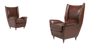 Model 512 Armchairs by Gio Ponti, Set of 2