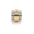 Mid 20th Century Cartier Santos 18k Gold & Stainless Steel Barrel Slide Charm Pendant For Sale In Miami - Image 6 of 6