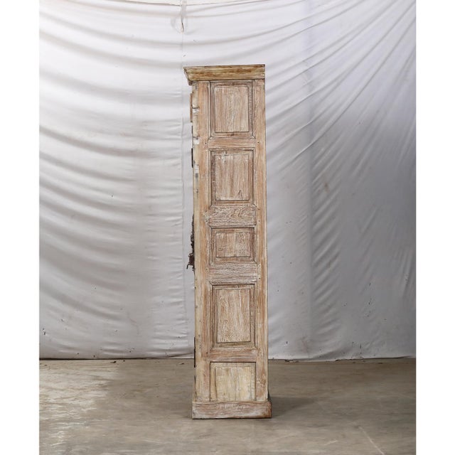 Armoire Constructed From Antique Indian Teakwood Kerala Doors and Elements For Sale - Image 4 of 8
