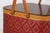 Red Mid-Century Red Woven Picnic Basket With Lid and Handles For Sale - Image 8 of 17