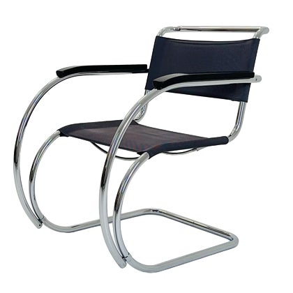 S533 MR20 Chair by Ludwig Mies Van Der Rohe for Thonet, 1980s For Sale