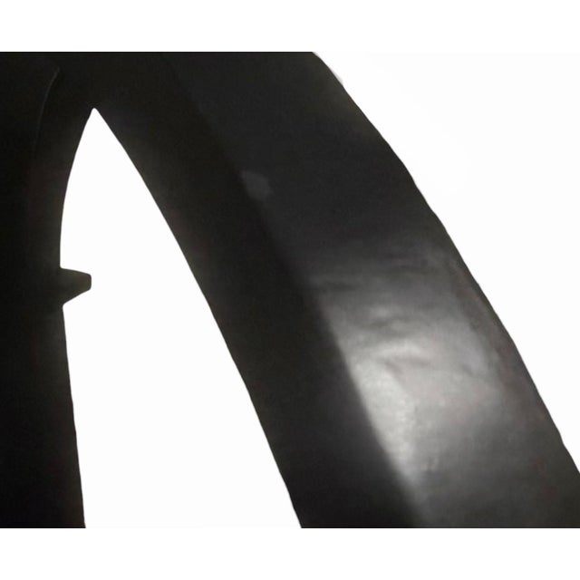 Black Global Views 84”x44” Acquedotto Iron and Glass Dining Table For Sale - Image 8 of 9
